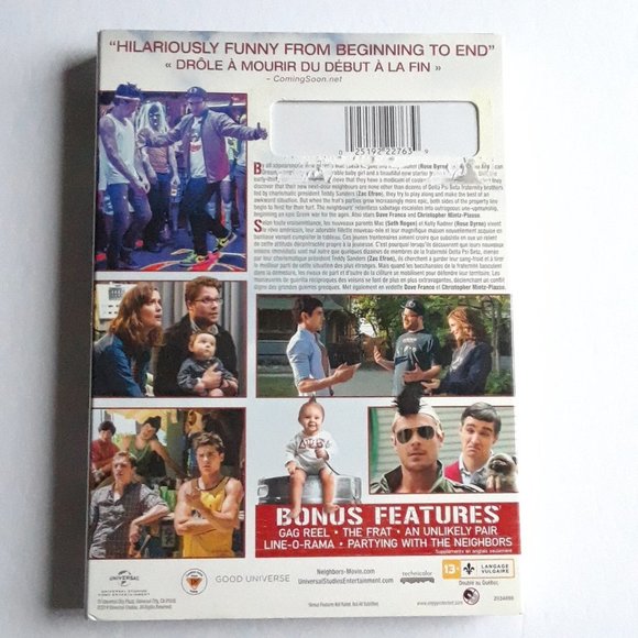 Neighbors DVD - Seth Rogan Zack Efron - Picture 4 of 5